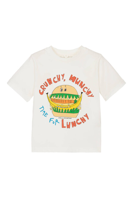 Burger Print T-Shirt